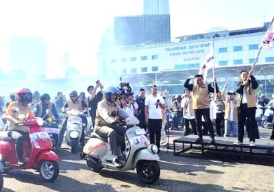 Ribuan Scooter RamaikanBhayangkara Scooter Days Polda Metro