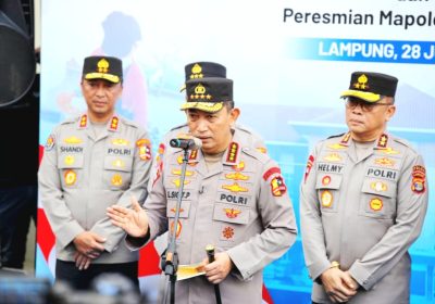 Dukung Program MBG, Kapolri Resmikan 20 SPPG Jajaran Polda Lampung