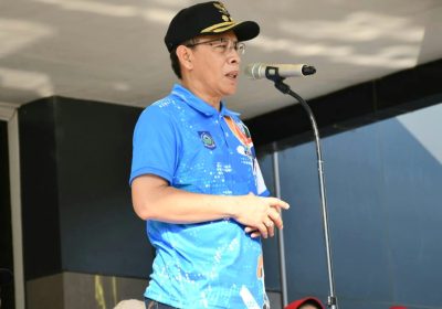 Wabup Edwin Hadiwijaya Lepas Ratusan Pegiat Olahraga Menuju Pornas VIII