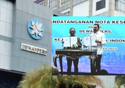 Dukung Penegakan Hukum Kemerdekaan Pers Kejagung dan Dewan Pers Teken MoU