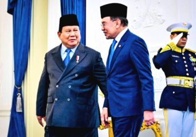 Presiden Prabowo Sambut Kunjungan PM Malaysia Anwar Ibrahim di Istana Merdeka Jakarta