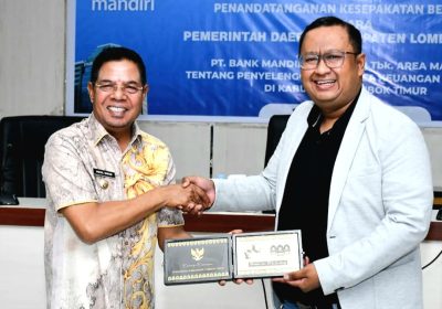 Bupati Lotim Tandatangani Kesepakatan Strategis dengan Bank Mandiri