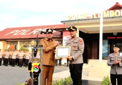 Penghargaan dari Bupati, Bukti Sinergi Kuat Polres Lotim dan Pemerintah Daerah