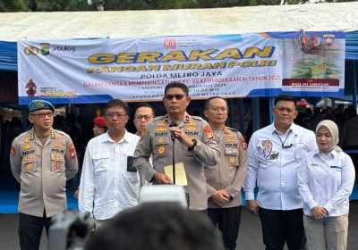 Gerakan Pangan Murah, Wakapolda Metro: Wujud nyata Kepedulian Polri kepada Masyarakat.