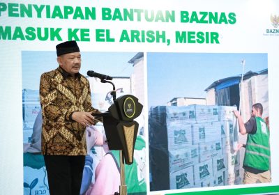 Baznas RI Siap Kirimkan 80 Ton Bantuan Kemanusiaan untuk Palestina Lewat Jalur Udara