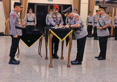 Kapolri Jenderal Pol Listyo Sigit Prabowo Pimpin Sertijab dan Pelantikan Pejabat Tinggi Polri