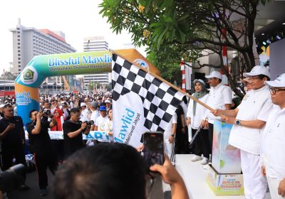 1.000 Peserta CFD Ikuti Mawlid Funwalk, Menag Ajak Warga Sambut Maulid dengan Toleransi