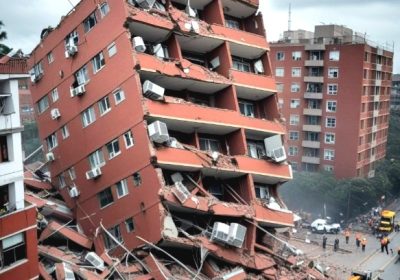 Gempa Bumi Dahsyat Melanda Kolombia Robohkan Gedung Apartemen