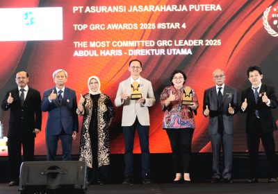 Jasaraharja Putera Raih Dua Penghargaan Bergengsi  TOP GRC Awards 2025
