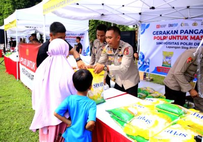 Polri Bantu Masyarakat Dapatkan Sembako dengan Harga Terjangkau