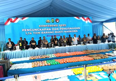 Polda  Metro Ungkap Kasus Narkoba Rp1,13 Triliun, Para Tersangka Terancam Hukuman Mati