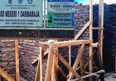Jadi Sorotan, Proyek Rehabilitasi Toilet SDN1 Darmaraja Diduga Gunakan Bahan Bekas