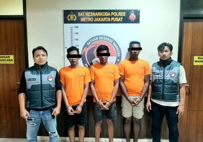 3 Kurir Narkoba Dibekuk, 12 Kg Sabu  Disamarkan  Dalam  Truk Pengangkut Jeruk