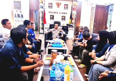 Kapolres Ciamis H Hidayatullah “Pergi untuk Kembali” Silaturahim dengan IPJI