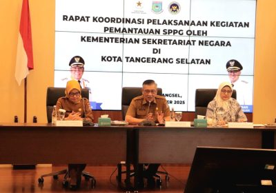 Rakor Bersama Kemensetneg, Sekda Tangsel Harapkan Semua Stakeholder Sukseskan MBG 