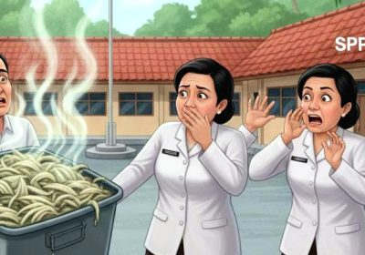 Diduga Menu Bau SPPG Pawindan Tarik Kembali MBG di SMPN2 dan SMPN3 Ciamis