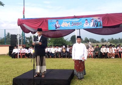 Apel Hari Santri Nasional Tingkat Kecamatan Panumbangan Berlangsung Khidmat