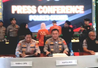 Pasangan Kekasih Buang Bayi di Panawangan Ditangkap Satreskrim Polres Ciamis