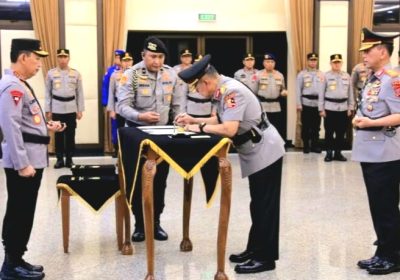Kapolri Pimpin Sertijab Sejumlah Kapolda dan Pejabat Mabes Polri