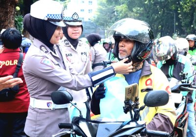 Sinergi Polisi dan Ojol Wujudkan Jaga Jakarta Aman dan Nyaman