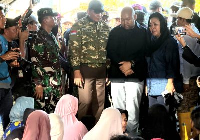 Menhan Sjafrie Sjamsoeddin Hadir di Wilayah Terdampak Banjir di Pidie Jaya Aceh