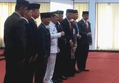 Bupati Ciamis Lantik Camat Panjalu dan Dua Sekretaris Kecamatan