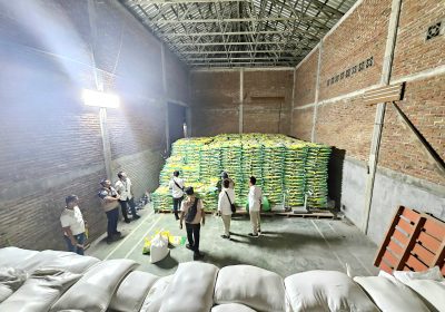 Geger, Polres Lotim Temukan 110 Ton Beras Oplosan