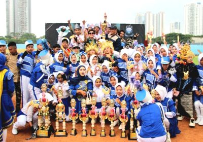 SMAN 1 Pangkalan Lampam Raih Piala Kemenpora dan Piala Bergilir IOMSDCC 2025