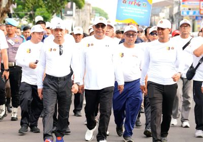 Kapolri Hadiri Jalan Santai PWI Tekankan Pentingnya Sinergi dengan Pers