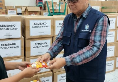 Ikut Prihatin, HarianPelita.id Kirim Bantuan Korban Banjir Aceh dan Sumut Lewat Kepala Biro