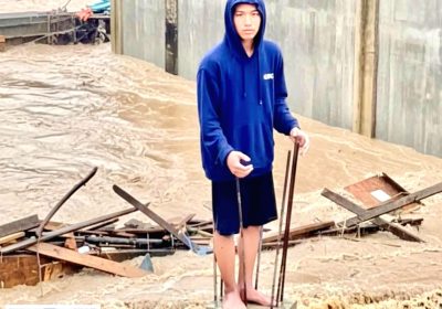 Tujuh Jam Terjebak Air Deras Fikri Pemuda Tamiang Berhasil Diselamatkan