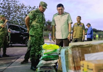 Sjafrie Sjamsoeddin Tinjau Posko Terpadu Penanganan Bencana di Aceh