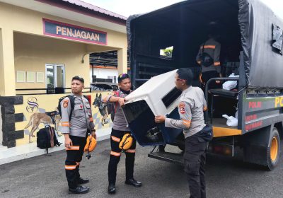 Korsabhara Baharkam Polri Terjunkan Unit K-9 SAR di Polda NAD