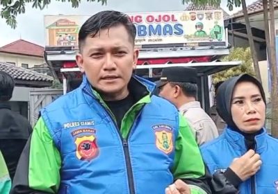 Polres Ciamis  Bersama “Warung Ojol” Jaga Kamtibmas