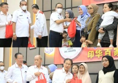Wakil Wali Kota Jaksel Terima Bahan Makanan Bergizi secara Simbolis dari PSMTI DKI Jakarta.