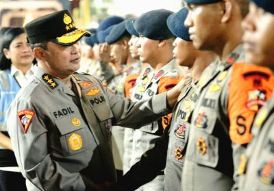 Arahan  Khusus  Komjen Fadil Imran Pada Personel Dikirim ke Lokasi Bencana