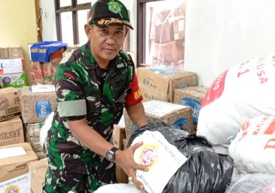 Babinsa Minta Warga Cakung Jakarta Timur Bantu Musibah Banjir di Sumatera