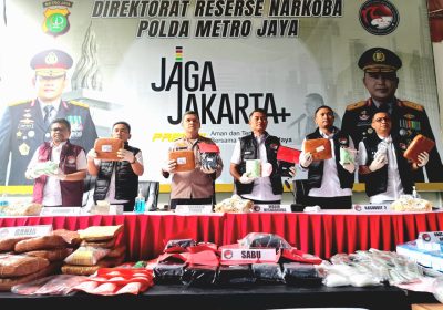 Ditresnarkoba PMJ Amankan Ribuan Tersangka dan Narkoba Berbagai Jenis
