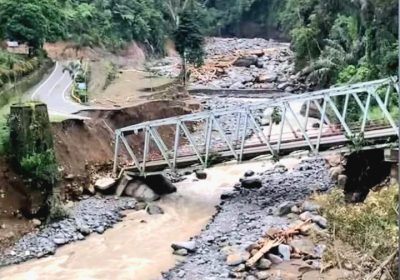 Bencana Banjir dan Longsor di Aceh 14 Jembatan dan 12 Titik Jalan Nasional Terputus