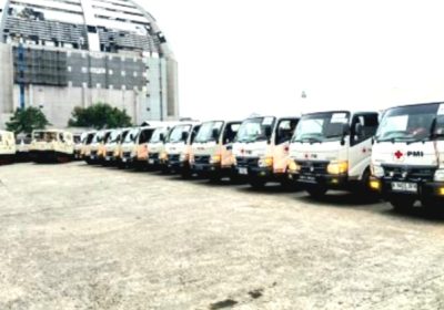 PMI Kirim 60 Mobil Tangki Air dan 3 Haglund Bantu Penanganan Bencana di Sumatera