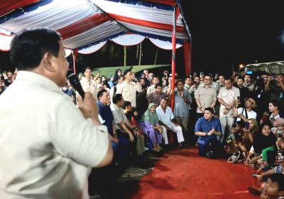 Ketika Presiden Prabowo Tahun Baruan Bersama Warga Tapanuli Selatan, Gelar Nonton Film Animasi