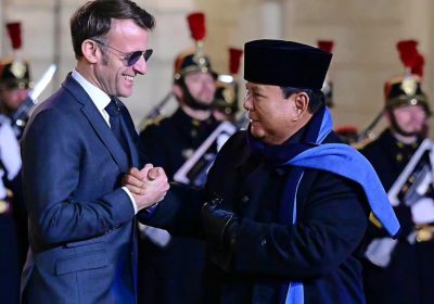 Presiden Prabowo Bertemu Presiden Emmanuel Macron