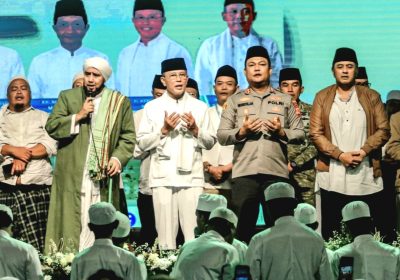 Puncak HAB ke-80 Kanwil Kemenag Jabar, Bupati Ciamis Ikuti Sholawat Kebangsaan