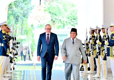 Presiden Prabowo Sambut PM Australia Anthony Albanese Bahas Pererat Kerjasama Pertahanan dan Meamanan