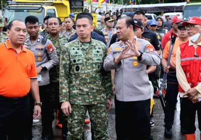 Jaga Jakarta, Kapolda Metro dan Pangdam Jaya Turun Langsung Bersih -bersih Waduk Cincin Tanjung Priok