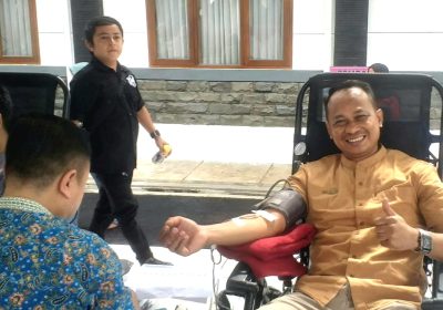 Komunitas Doer Voer Gelar Donor Darah & Santunan Anak Yatim