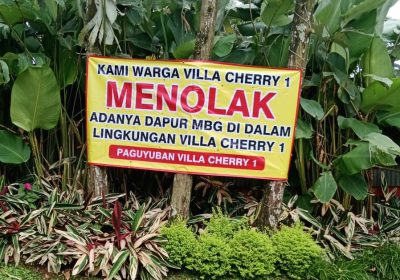SPPG Villa Cherry Diprotes Diduga Langgar Zonasi dan Lingkungan, Warga Menolak