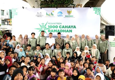 Baznas RI Gelar Pesantren 1000 Cahaya Ramadan, Berikan Edukasi Keagamaan dan Pesan Empati untuk Palestina bagi Anak Jalanan