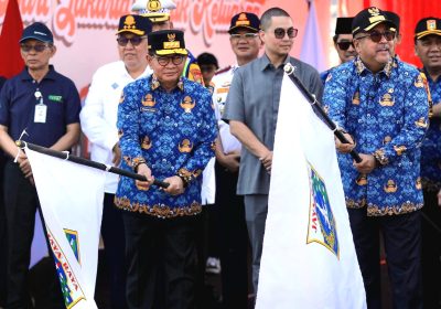 Pramono Berangkatkan 33.902 Pemudik Gratis dari Pemprov DKI.Tujuan ke Pulau Jawa dan Sumatera