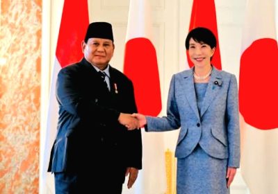 Presiden Prabowo Subianto Disambut Upacara Resmi PM Jepang Sanae Takaichi di Istana Akasaka